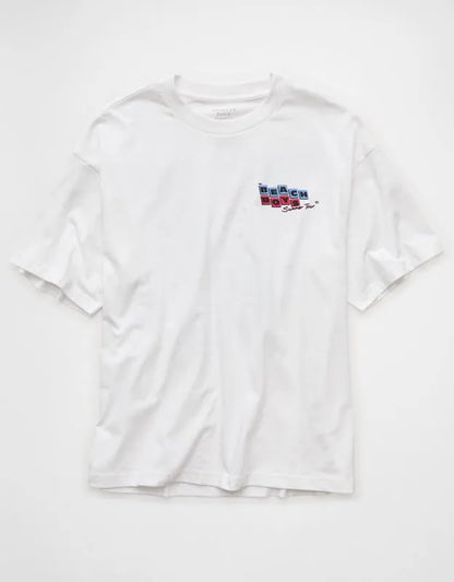 AE Boxy Fit Beach Boys Graphic T-Shirt