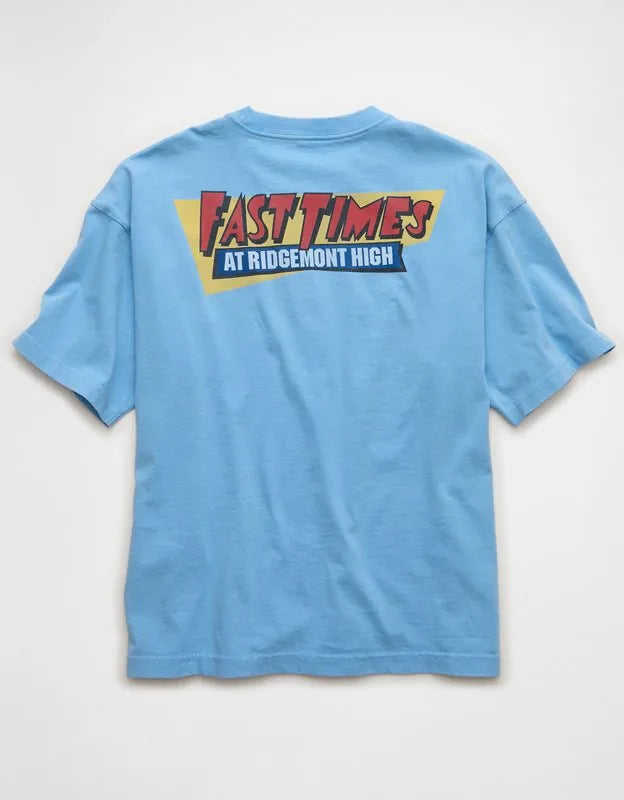 AE Boxy Fit Fast Times Graphic T-Shirt