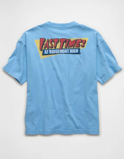 AE Boxy Fit Fast Times Graphic T-Shirt