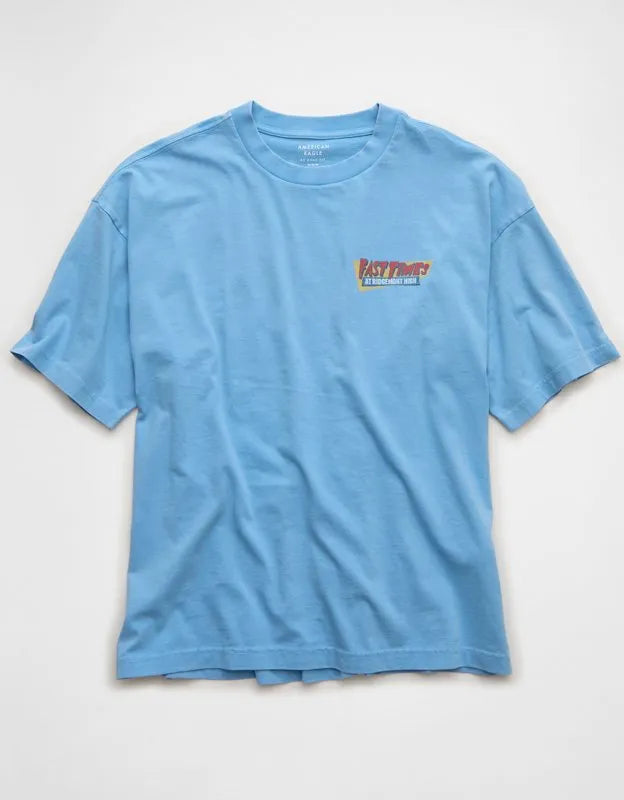 AE Boxy Fit Fast Times Graphic T-Shirt