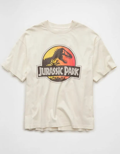 AE Boxy Fit Jurassic Park Graphic T-Shirt