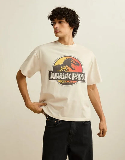 AE Boxy Fit Jurassic Park Graphic T-Shirt
