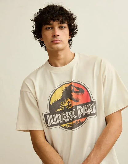 AE Boxy Fit Jurassic Park Graphic T-Shirt