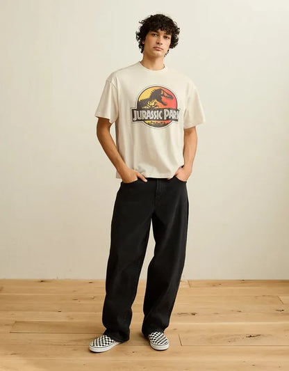AE Boxy Fit Jurassic Park Graphic T-Shirt