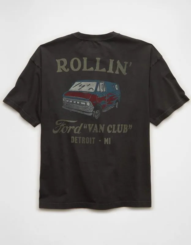 AE Boxy Fit Ford Graphic T-Shirt