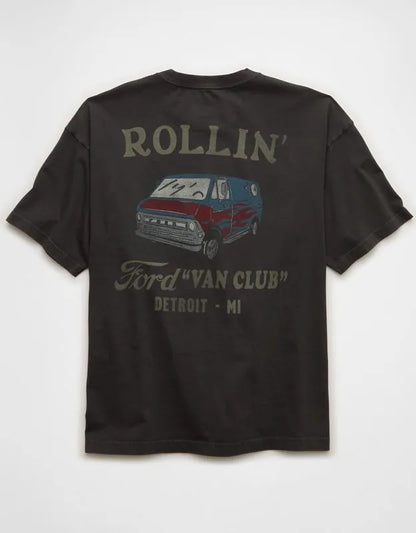 AE Boxy Fit Ford Graphic T-Shirt