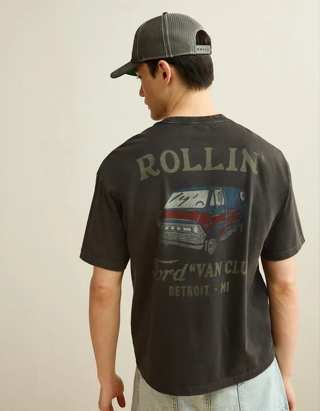 AE Boxy Fit Ford Graphic T-Shirt