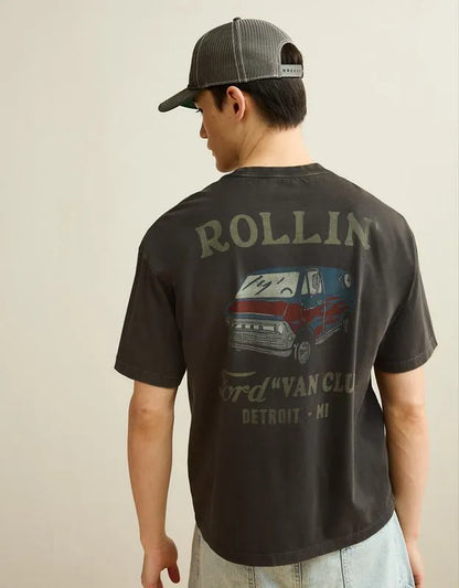 AE Boxy Fit Ford Graphic T-Shirt