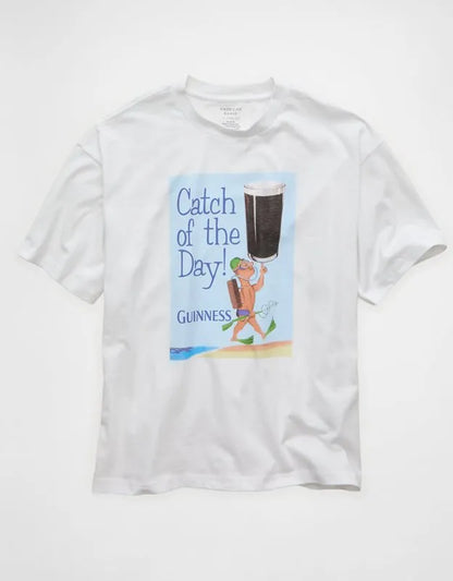 AE Boxy Fit Guinness Graphic T-Shirt