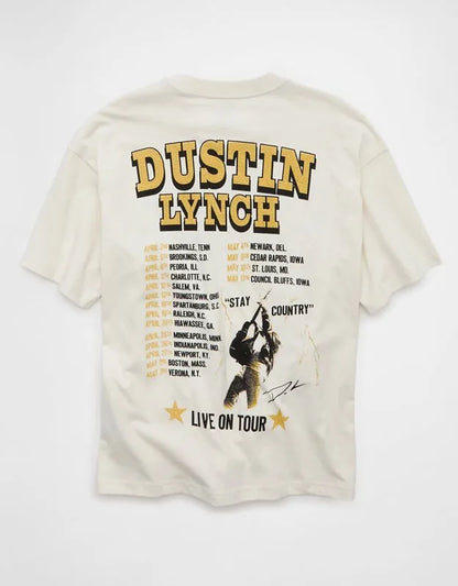 AE Boxy Fit Dustin Lynch Graphic T-Shirt