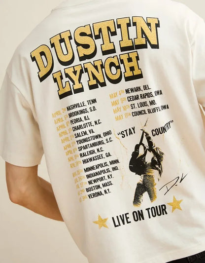 AE Boxy Fit Dustin Lynch Graphic T-Shirt