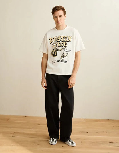 AE Boxy Fit Dustin Lynch Graphic T-Shirt