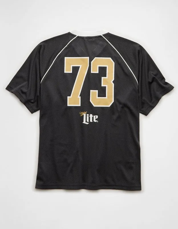 AE Boxy Fit Miller Lite Graphic Mesh Jersey