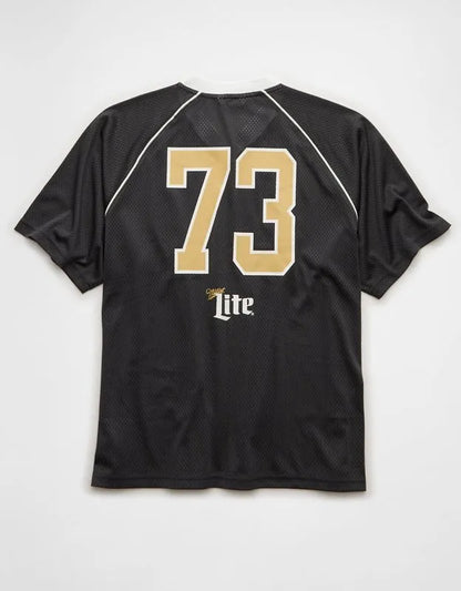 AE Boxy Fit Miller Lite Graphic Mesh Jersey