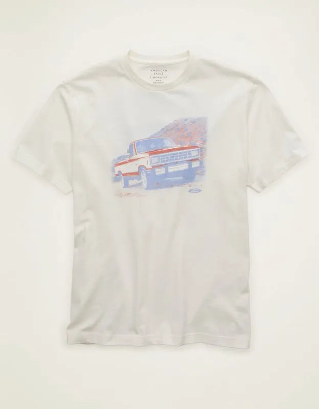 AE Standard Fit Ford Graphic T-Shirt