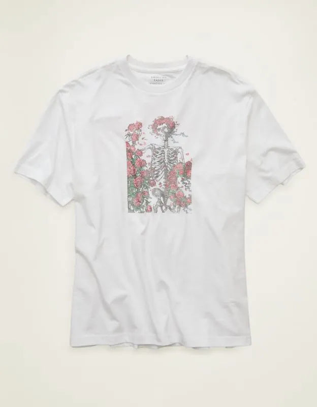 AE Standard Fit Grateful Dead Graphic T-Shirt