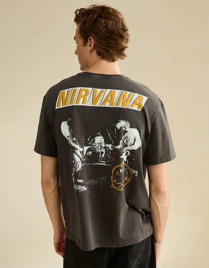 AE Standard Fit Nirvana Graphic T-Shirt