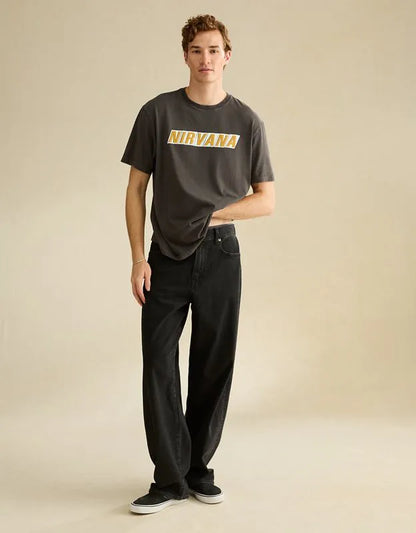 AE Standard Fit Nirvana Graphic T-Shirt