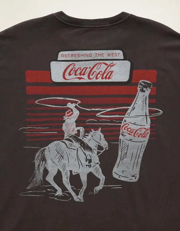 AE Standard Fit Coca-Cola Graphic T-Shirt