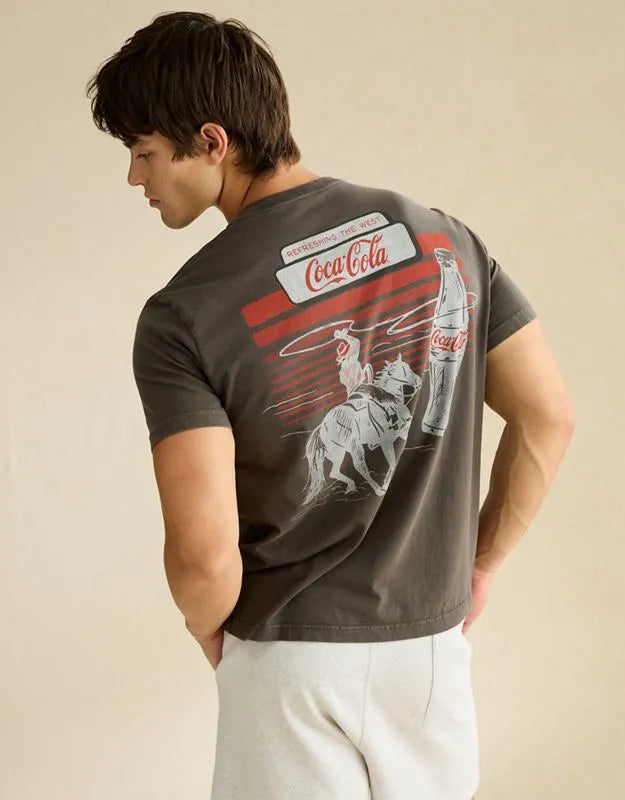 AE Standard Fit Coca-Cola Graphic T-Shirt