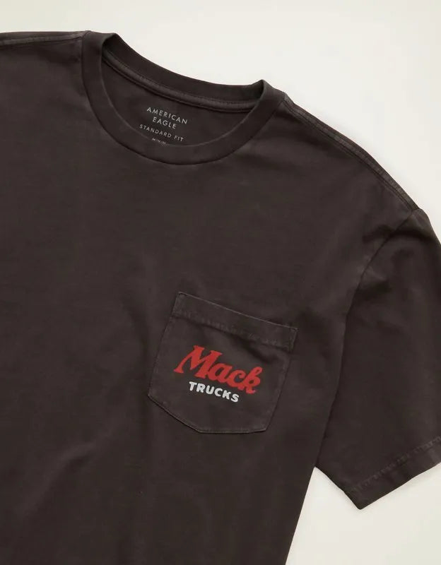 AE Standard Fit Mack Truck Graphic T-Shirt