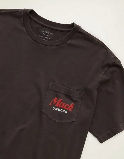 AE Standard Fit Mack Truck Graphic T-Shirt