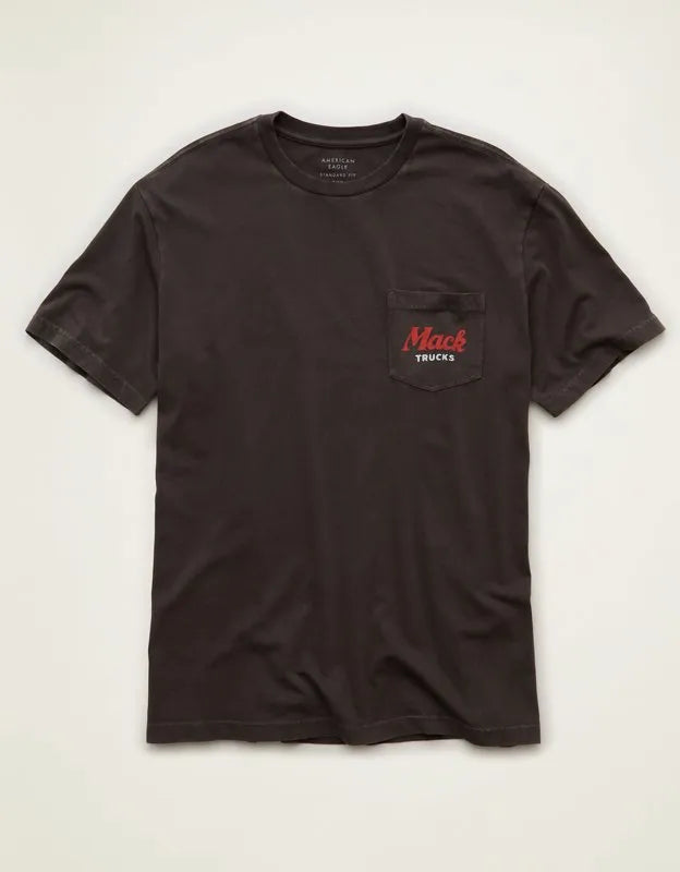 AE Standard Fit Mack Truck Graphic T-Shirt