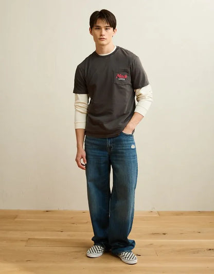 AE Standard Fit Mack Truck Graphic T-Shirt