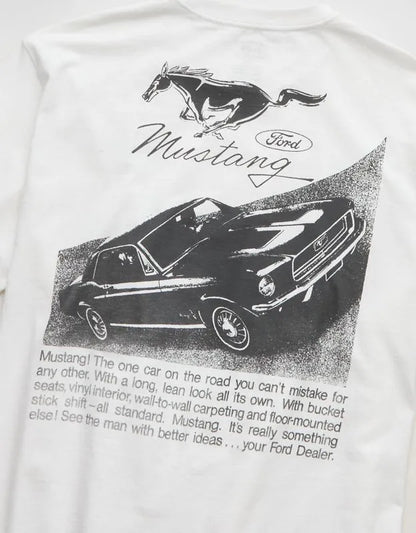 AE Standard Fit Ford Mustang Graphic T-Shirt
