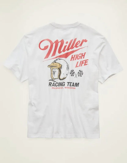AE Standard Fit Miller High Life Graphic T-Shirt