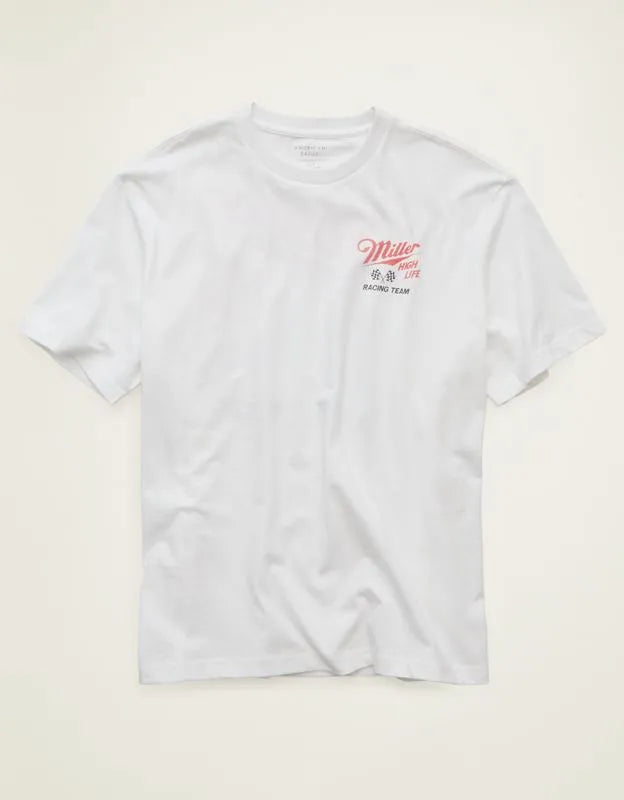 AE Standard Fit Miller High Life Graphic T-Shirt