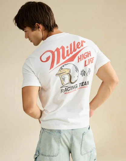 AE Standard Fit Miller High Life Graphic T-Shirt