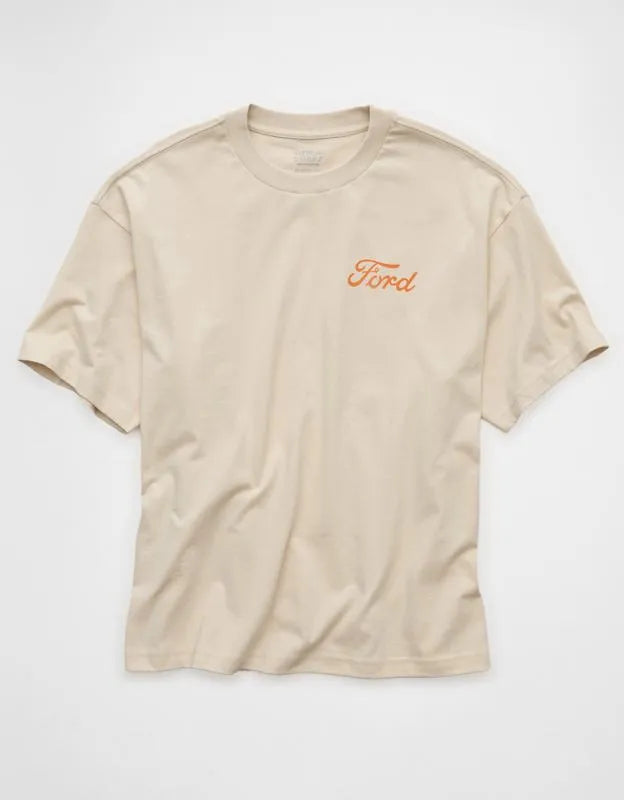 AE Boxy Fit Ford Halloween Graphic T-Shirt