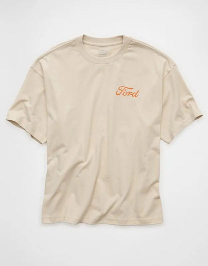 AE Boxy Fit Ford Halloween Graphic T-Shirt