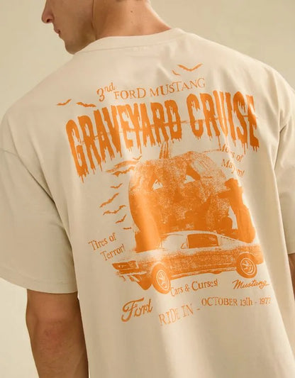 AE Boxy Fit Ford Halloween Graphic T-Shirt