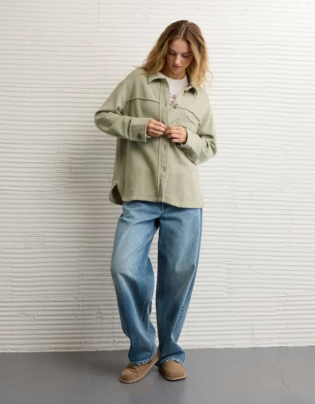 AE Fleece Shacket