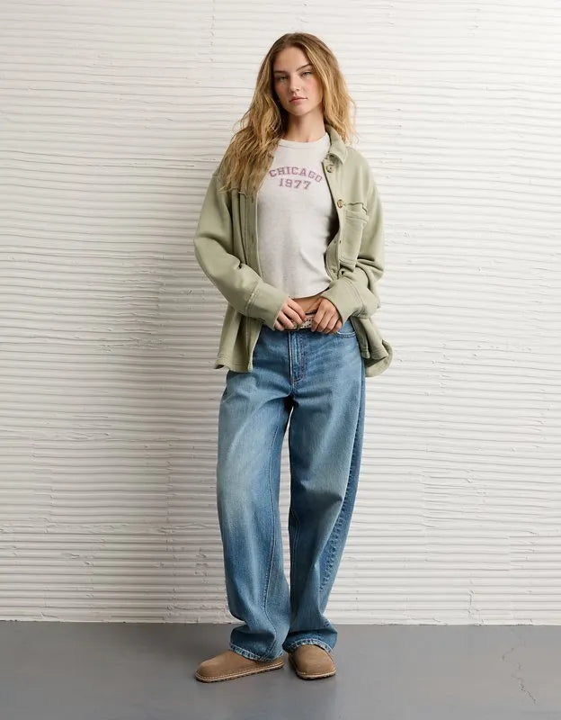 AE Fleece Shacket
