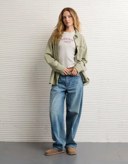 AE Fleece Shacket