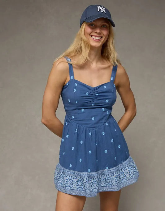 AE Corset V-Waist Mini Dress