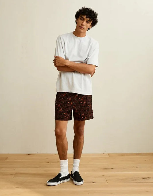 AE 6" Snoopy Mesh Lounge Short