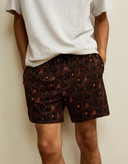 AE 6" Snoopy Mesh Lounge Short