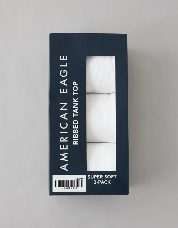 AE Ribbed Tank Top 3-Pack