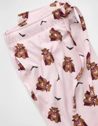 AE Luxe Plush Long Sleeve + Pant PJ Set