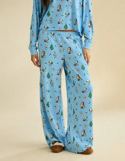 AE Luxe Plush Snoopy PJ Set