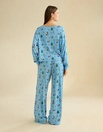 AE Luxe Plush Snoopy PJ Set