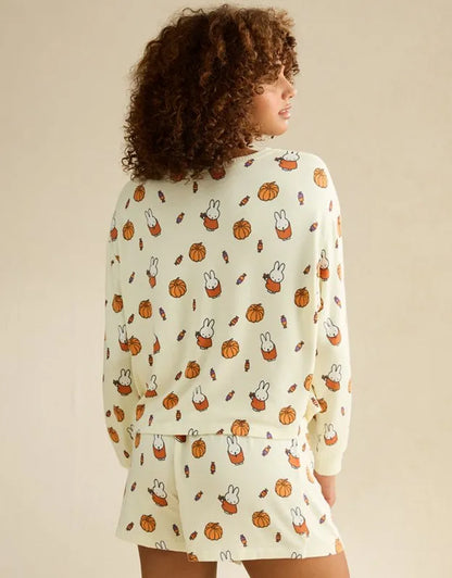 AE Luxe Plush Miffy Long Sleeve + Short PJ Set
