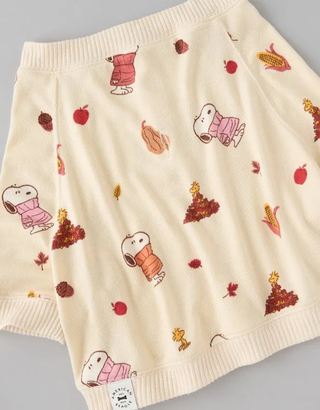ABO Luxe Plush Snoopy PJ Top