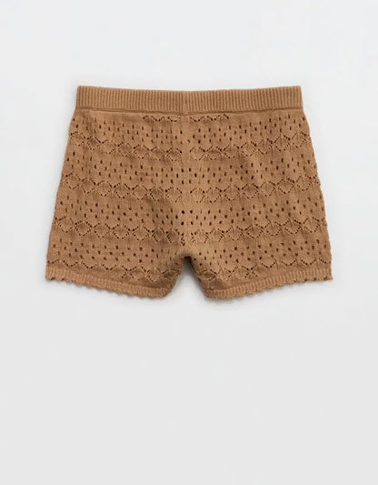 Aerie Open-Knit Hot Short