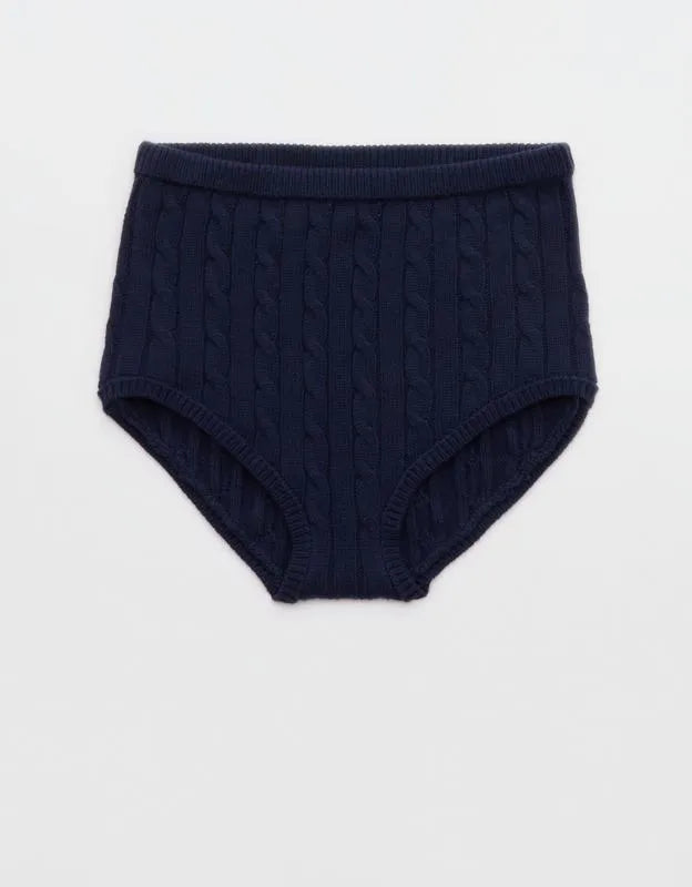 Aerie Cotton Cable Boybrief Short