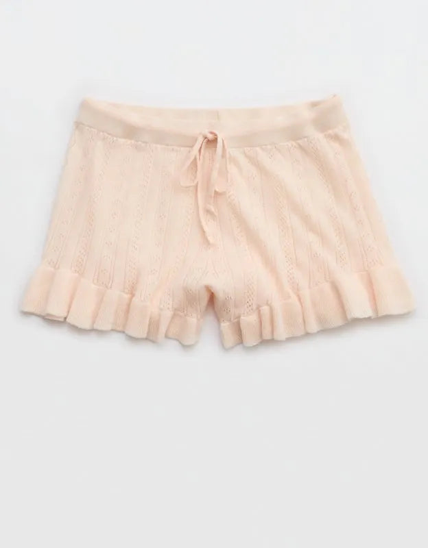 Aerie x Emily + Meritt Pointelle Sweater Short